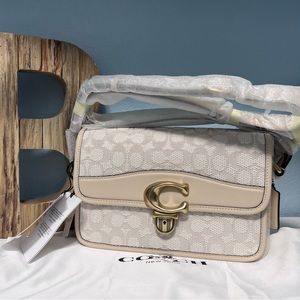 Coach Studio Chalk Jaquard NWT
